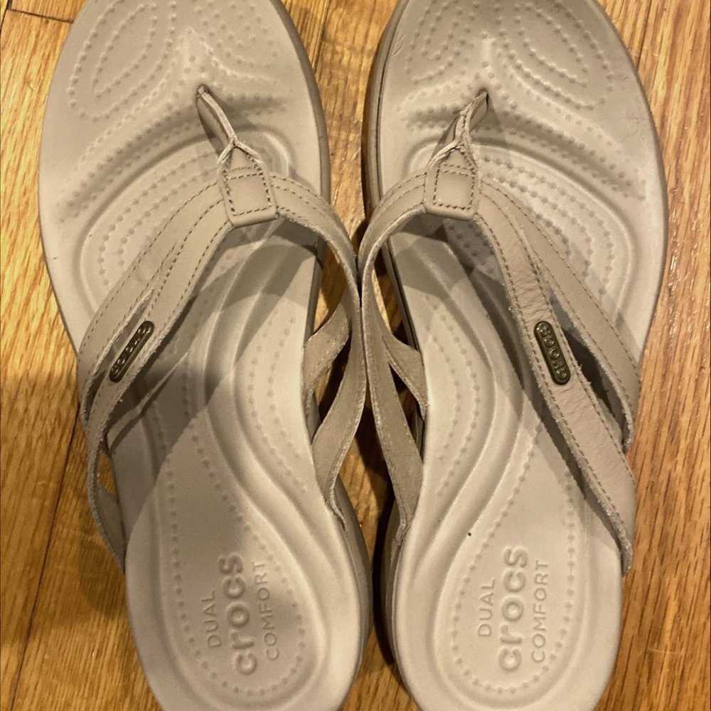 Crocs flip flops